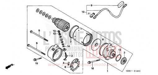 STARTING MOTOR CA125V de 1997